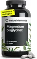 Produktbild: Magnesiumbisglycinat - Premium: Chelatiertes Magnesium - 180 Kapseln