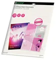 Produktbild: Leitz Heißlaminierfolien A3 125 mic, Hochwertige Laminierfolien im 25er Pack, mit abgerundeten Ecken, transparent, glänzend, ideal für Plakate und Zeichnungen, 33836