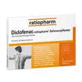 Produktbild: Diclofenac-ratiopharm® Schmerzpflaster 140mg: Für die lokale, kurzzeitige Behandlung von Schmerzen bei akuten Zerrungen, Verstauchungen oder Prellungen. Besonders einfach anzuwenden