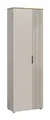 Produktbild: xonox home Garderobenschrank Slide 60x190x36 cm in Kaschmir und Evoke Oak Nachbildung Flurschrank Dielenschrank Flurmöbel Garderobe Schrank modern & zeitlos