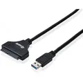 Produktbild: Equip Adapter Usb3.0- Sata Kabel -5gbs 0.50m Sw (133471)