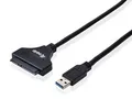 Produktbild: 133471 Equip USB 3.0 auf SATA Adapter Schwarz 5 Gbit/s CE 50 mm 9 5 550 ~D~