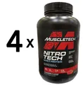 Produktbild: 4 x MuscleTech Nitro-Tech, Strawberry - 1820g (38,46 EUR/kg)