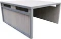 Produktbild: Mähroboter Holzgarage Flachdach Massivholz Unterstand Carport Grau 80x70x38cm