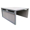 Produktbild: Mähroboter Holzgarage Flachdach Massivholz Unterstand Carport Grau 80x70x38cm