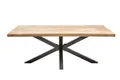 Produktbild: Esstisch 180x90 cm Mangoholz Metall Industrial Design rechteckig Esszimmertisch