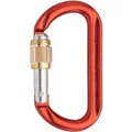Produktbild: Austrialpin Ovalo GI Alu Schraub-Karabiner (Größe One Size, rot)