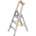 Produktbild: Layher Stufenstehleiter einseitig begehbar TOPIC 1064, 1064003