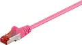 Produktbild: CAT 6 Netzwerkkabel LS0H S/FTP, magenta, 1.5m
