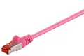 Produktbild: Goobay 1,5m CAT 6 Patchkabel, S/FTP PiMF, Magenta