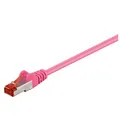 Produktbild: Goobay 95581 CAT 6 Patchkabel S/FTP (PiMF) 1,5 m magenta