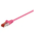Produktbild: Dönges Patchkabel Cat. 6, 2x RJ45 mit S/FTP, 1,5 m, magenta