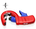 Produktbild: KNIPEX Rohrabschneider DP50 Rohrschneider für dünnwandige Kunststoff-Abflussrohre mit Kunststoff überzogen 202 mm