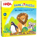 Produktbild: Haba Game meets Puzzle - Wo leben Löwe & Co.? (Deutsch) (828337)