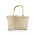 Produktbild: reisenthel carrybag frame cord sand – Stabiler Einkaufskorb mit viel Stauraum und praktischer Innentasche – Elegantes und wasserabweisendes Design