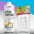 Produktbild: Best Body Low Carb Mineraldrink Vital Drink Getränke Sirup mit Dosierpumpe 1Ltr