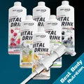 Produktbild: Best Body Mineraldrink Low Carb Getränke Sirup Vital Drink + Dosierpumpe
