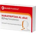 Produktbild: Naratriptan AL Akut 2,5 mg Filmtabletten 2 St