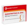 Produktbild: Naratriptan AL akut 2,5 mg Filmtabletten bei Migräne