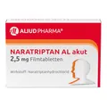 Produktbild: ALIUD PHARMA Naratriptan AL akut 2,5 mg, 2 Filmtabletten: Zur Behandlung von akuten Migräneattacken