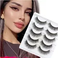 Produktbild: Natürliche 3D Nerzwimpern Wispy Lashes Leichtes Volumen 5 Paar