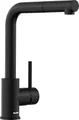 Produktbild: Blanco Mila-S Küchenarmatur, Hochdruck, schwarz matt (526660)