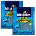 Produktbild: 2 er Pack hitschies Saure Drachenzungen blau 2 x 125g Sauer gezuckerte Fruchtgummi-Streifen