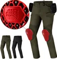 Produktbild: SHIMA Giro Motorrad Hose Herren mit Protektoren Airforce Knieprotektoren Motorradhose Kurzgrößen Hosen für Mann Protektorenhose Textilhose Urban Stretch Cargohose Lang (Männer, Khaki, 34/34)