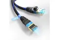 Produktbild: UltraHDTV CAT 8.1 40 Gbps LAN Kabel, Patchkabel Gigabit RJ45 Ethernet Netzwerkkabel, RJ45, Ethernet (1500 cm), Knickschutz, Nylon-Ummantelung mit 40.000 Mbit Glasfaser