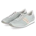 Produktbild: Paul Green 5453-149 Damen Slip On Sneaker Leder & Textil in grün - Gr. 38,5