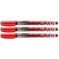 Produktbild: 3 x Pelikan Tintenschreiber Inky 273 Tinten Schreiber fein 0,5 mm rot 940510