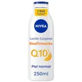 Produktbild: NIVEA Q10 Straffende Körperlotion (1 x 250 ml), feuchtigkeitsspendende Körpercreme für normale Haut, straffende Körpercreme mit Collagen Boost Complex, Vitamin C und reinem Q10