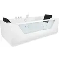 Produktbild: Whirlpool mit Reinigungsfunktion Pool Badewanne Wanne AcquaVapore W83-C 180x90 ohne +0.-€