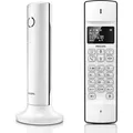 Produktbild: Philips Telefon Linea M4501W/01 Single - Festnetztelefon Schnurlos - DECT Telefon mit 16h Sprechzeit - Haustelefon mit 1,6 Zoll Display - 180h Stan... - Weiß