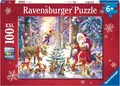 Produktbild: Ravensburger Kinderpuzzle 12937 Waldweihnacht Weihnachts-Puzzle Kinder 100 Teile