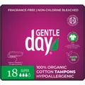 Produktbild: Gentle Day Tampons mit 100 % ökologischer Baumwolle - Super 18 Stcs - sanfter Tag (18 x) (37729761)
