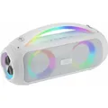 Produktbild: Mars Gaming Enceintes Nomade Bluetooth Ms-Pulse RGB (Blanc) (8 h, Netzbetrieb) (MSPULSEW)