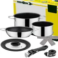 Produktbild: BRUNNER Camping Kochgeschirr Topfset | Edelstahl | ACADEMY, ø20cm 5+1teilig
