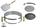 Produktbild: Moesta Smokin' Pizza Ring Komplett-Paket Ø 57cm Holzkohle-Grill
