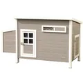 Produktbild: Kerbl Hobbyfarming ECO-Kunststoffstall für Hühner, Hühnerstall, 137x73x83cm, wetterfest, nachhaltiges Material, einfache Pflege, langlebig