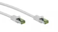 Produktbild: GHMT-zertifiziertes CAT 8.1 Patchkabel, S/FTP (PiMF), weiß 1,0 m