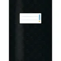 Produktbild: HERMA Heftumschlag mit Baststruktur schwarz Kunststoff DIN A5 (4008705074292)