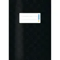 Produktbild: HERMA Heftumschlag mit Baststruktur schwarz Kunststoff DIN A5