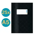 Produktbild: 25x Herma Heftschoner Buchschoner A5 hoch Buchhülle Buchhülle schwarz 7429