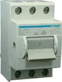 Produktbild: Hager Kompaktschalter SH363N Ausschalter | 63A | 3-polig | 3 Schließer | 400V AC | 2,5TE | DIN-Schiene | grau