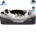 Produktbild: Hundebett Orthopädisch Memory Foam Groß Mit Abnehmbarem Bezug Und Spielzeug