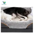 Produktbild: Hundebett Memory Foam Orthopädisch Abnehmbarer Bezug Quietschspielzeug