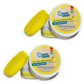 Produktbild: Pure100 MagicShine Allzweckreiniger - Doppelpack - Putzstein - Entfernt Eingebranntes ohne Kratzer - Reinigungsstein mit Citrus-Duft