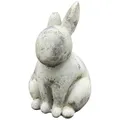Produktbild: finehomegarden Hase Valo Osterfigur Creme Vintage Zement 12,5x12,5cm H20cm Skulptur Ostern Deko
