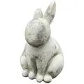 Produktbild: Hase VALO Osterfigur creme Vintage Zement 12,5x12,5cm H20cm Skulptur Ostern Deko